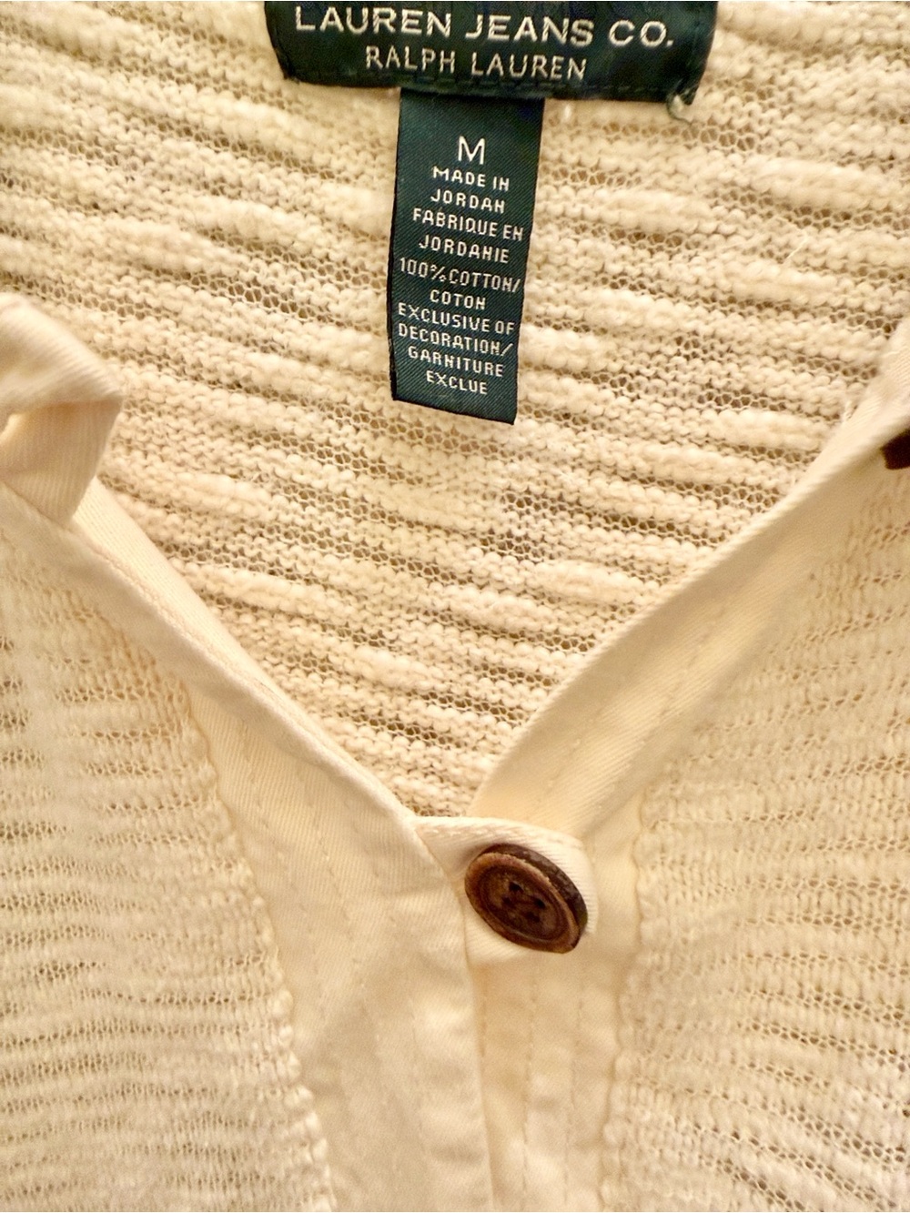 Ralph Lauren Hooded Henley Cotton Knit Sweater - Picture 3 of 6